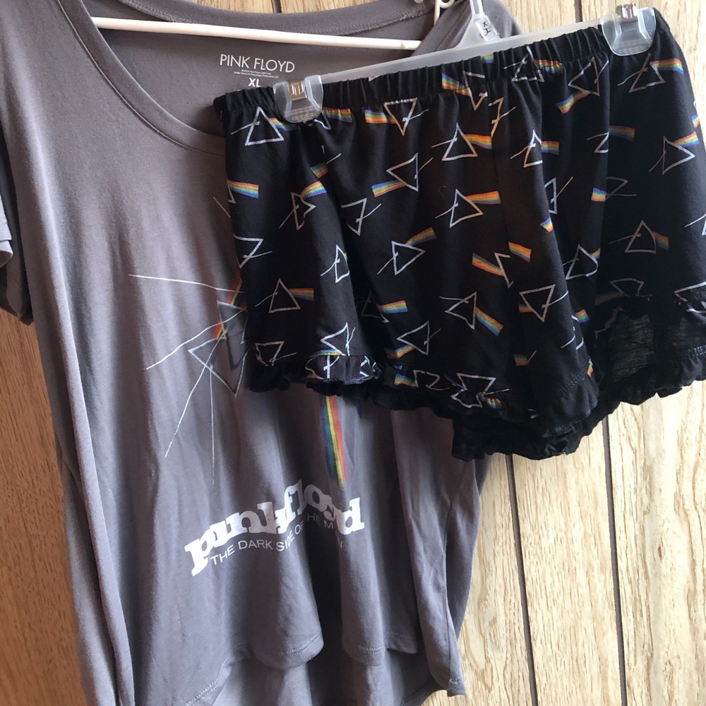 Pink Floyd Pj set, tee and shorts , size XL